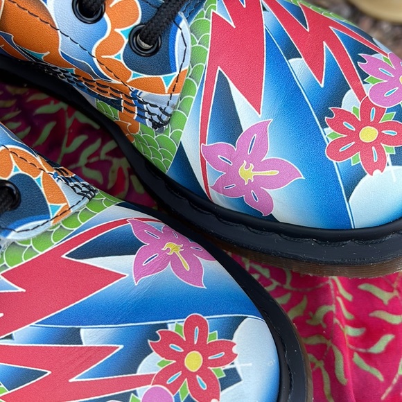 Like New Dr. Martens Psychedelic 1460W Boots - Picture 8 of 16